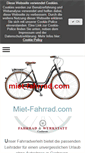 Mobile Screenshot of miet-fahrrad.com